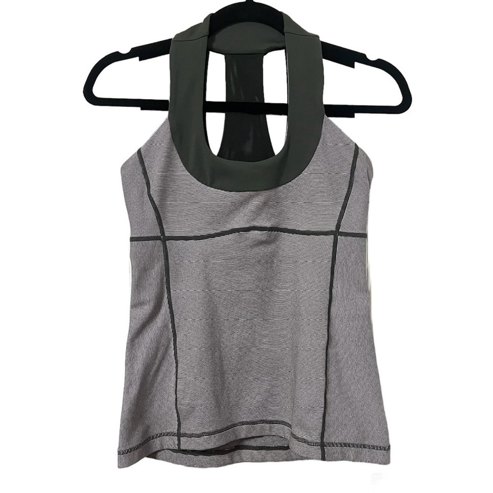 LULULEMON Heathered Scoop Neck Tank Size 6